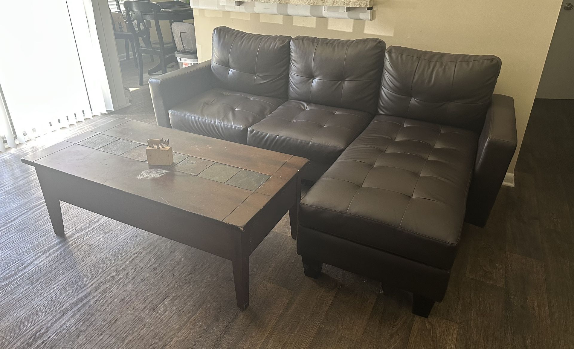 Couch set and coffee table