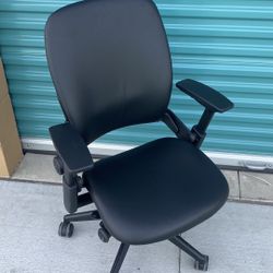 $(contact info removed) Steelcase Leap V2 Black leather- Like brand new Condition! Fully loaded . Cash only