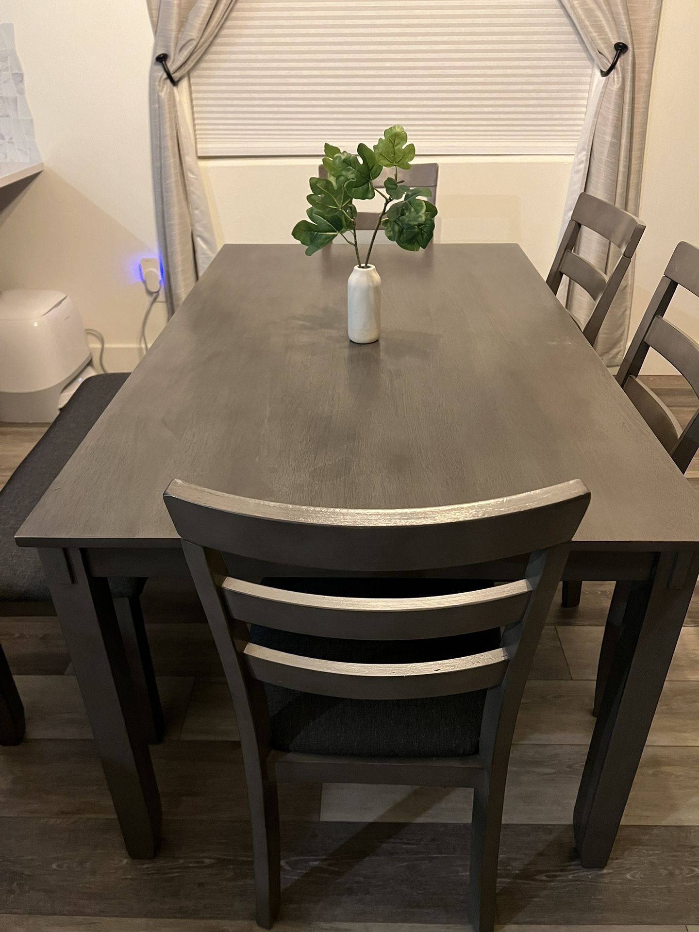 Ashley Bridson Dining Table and 4 Chairs and Bench