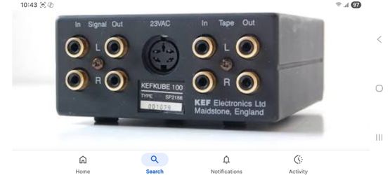 Kefcube Active Eq. Kefcube 100 Type Sp2188 With Power Supply. Pick Up Only 