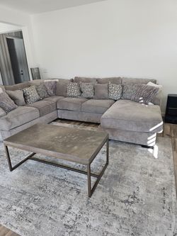 Living Room Sectional Sofa Set