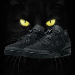 Jordan Spizike Black Cat size 10.5