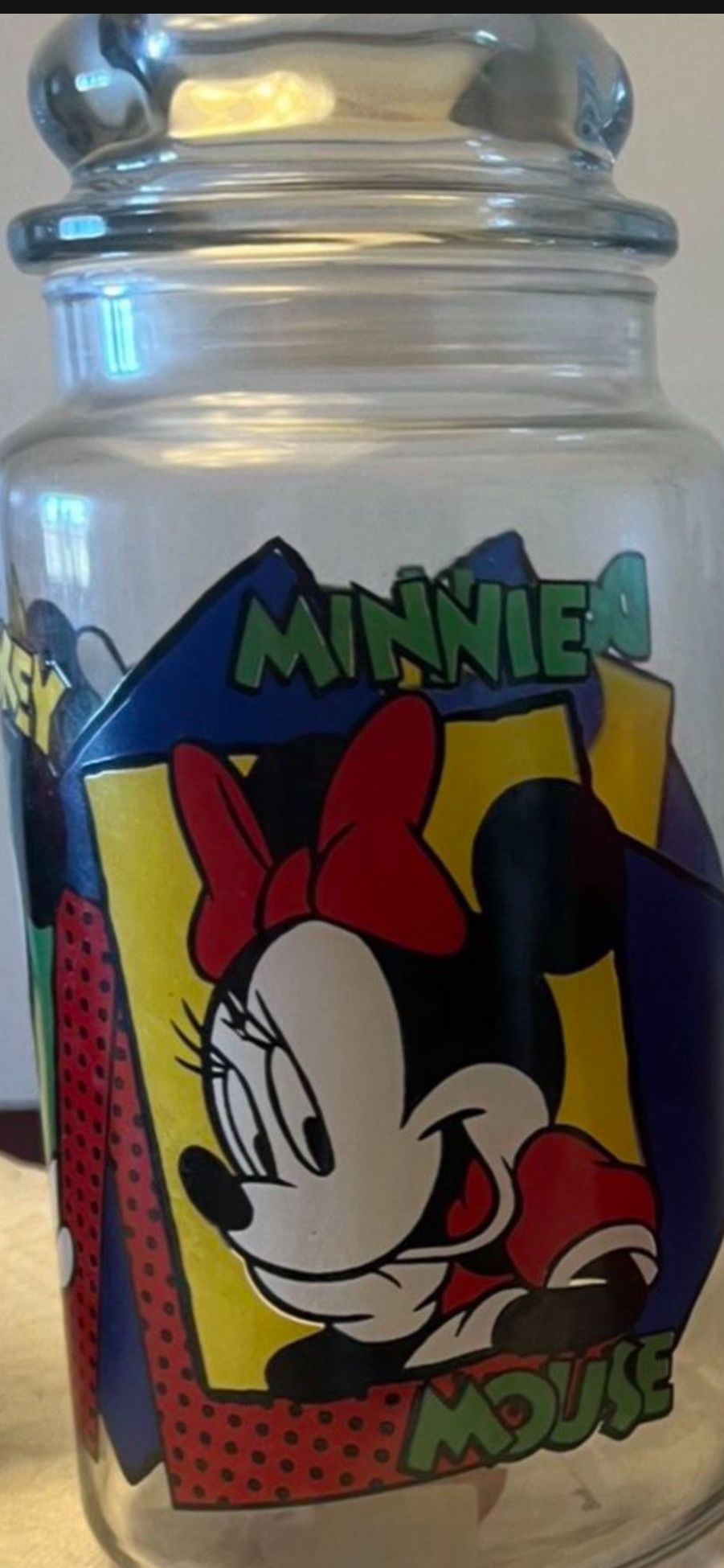 Disney candy jar, If Pictured it’s available