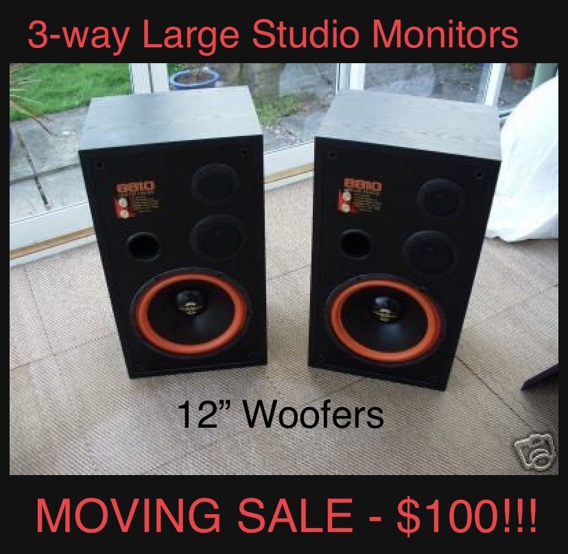 Studio Monitors - 8810 Linear Phase 3-Way Loudspeakers
