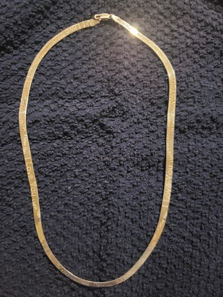 Sterling silver necklace