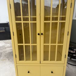 Beautiful Yellow Cabinet!  