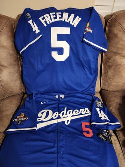 Dodgers Freddie Freeman World Series Champions Jersey