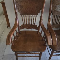 Oak Captains Chair