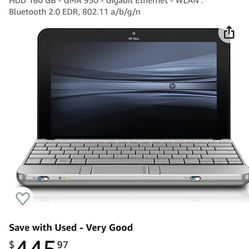 HP 2140 Mini Note Laptop - Netbook - Hp Mini 2140 Notebook