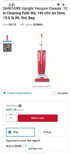 Sanitaire commercial vacuum