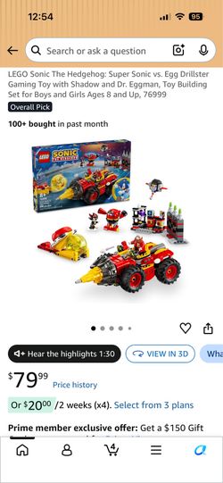 Lego #76999 Super Sonic vs. Egg Drillster