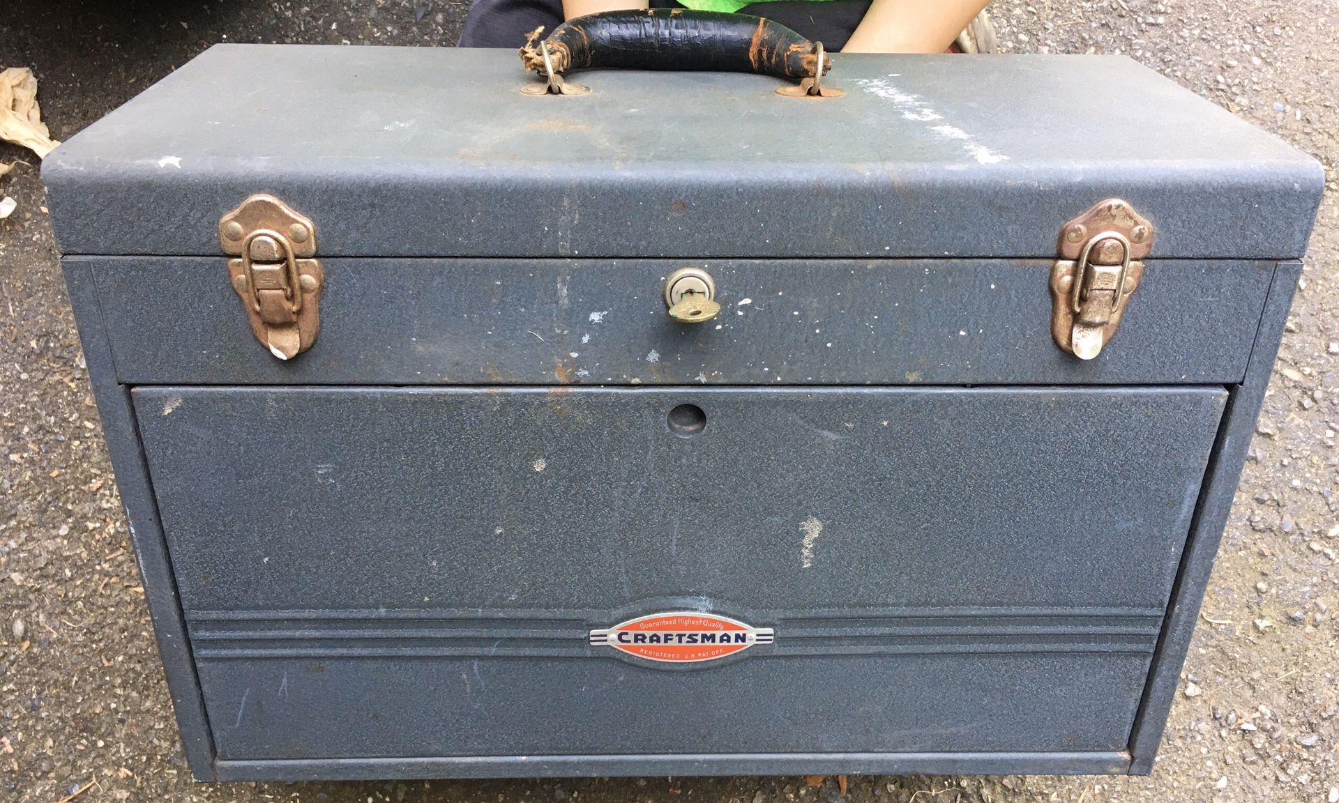 1940s To 1950s Vintage Craftsman 7 Drawer Machinist Tool Box Vintage