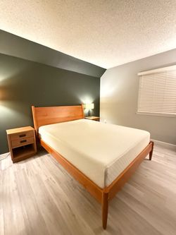 Modern Midcentury Queen Bed Frame