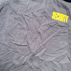 Security Officer shirt Black Size L