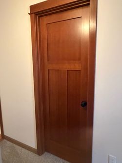 Craftsman Style Solid Wood Interior Doors 5 single and 1 double door available