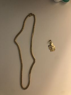 14kt Gold Plated Cuban Link