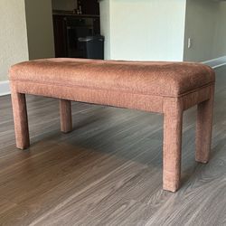 Accent Dark Orange Bench