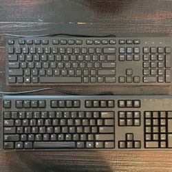 2 Dell Keyboards 