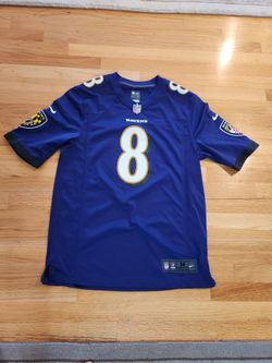 NFL Baltimore Ravens # 8 Lamar Jackson Men's Medium