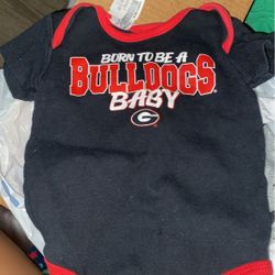 Georgia Bulldogs , Size 3-6months.