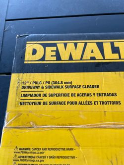 DEWALT 12" Driveway & Sidewalk Surface Cleaner