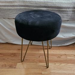 Walmart Black/Gold 4 Legged Small 12x12x16" Stool
