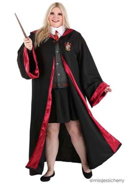 Plus Size Deluxe Harry Potter Hermione Women's Costume/ Gryffindor