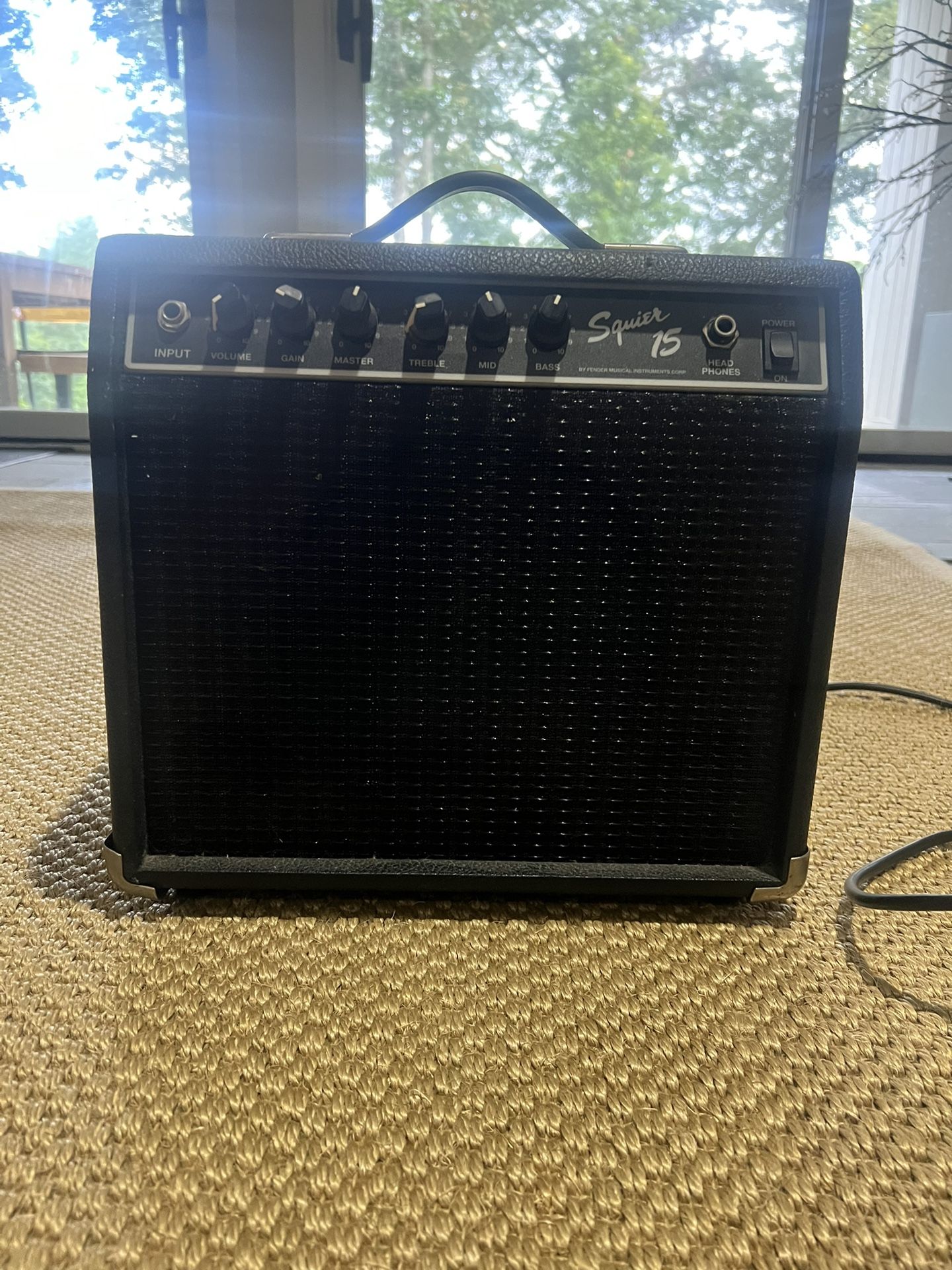 Squier 15 Guitar Amplifier “Pick Up Today”