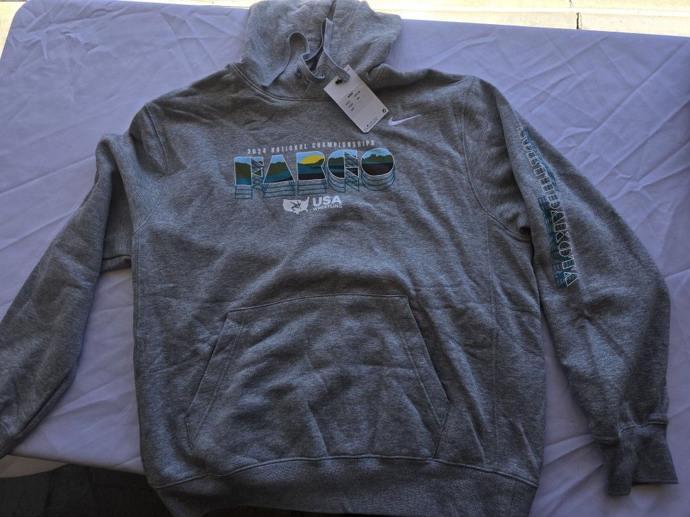 Nike Men USA Wrestling 2024 Fargo National Championship Hoodie-2xl(gg)