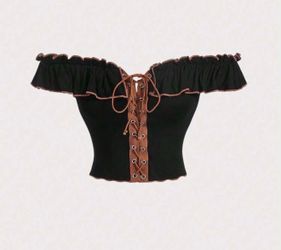 Off Shoulder Crop Top (Medium)