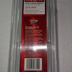 Craftsman Beam Torque Wrench 