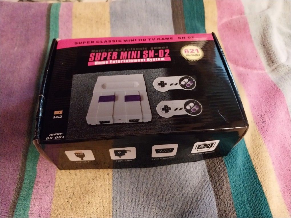 Super Mini SN-02 821 Games