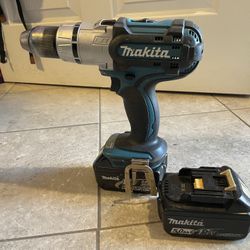 MIKITA 1/2” Hammer Driver-Drill w/ extra 18v Battery