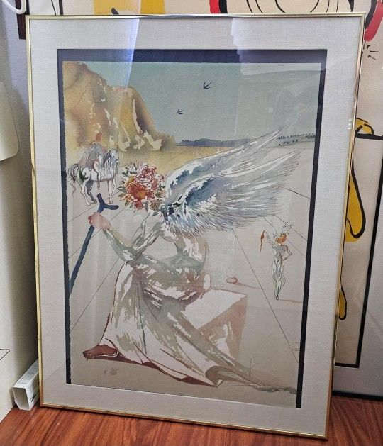 Rare Salvador Dali "Helen Of Troy " Lithograph