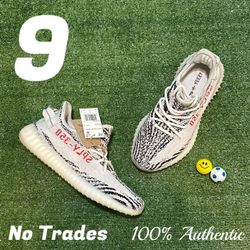 Size 9 Adidas Yeezy Boost 350 V2 “Zebra 2017”