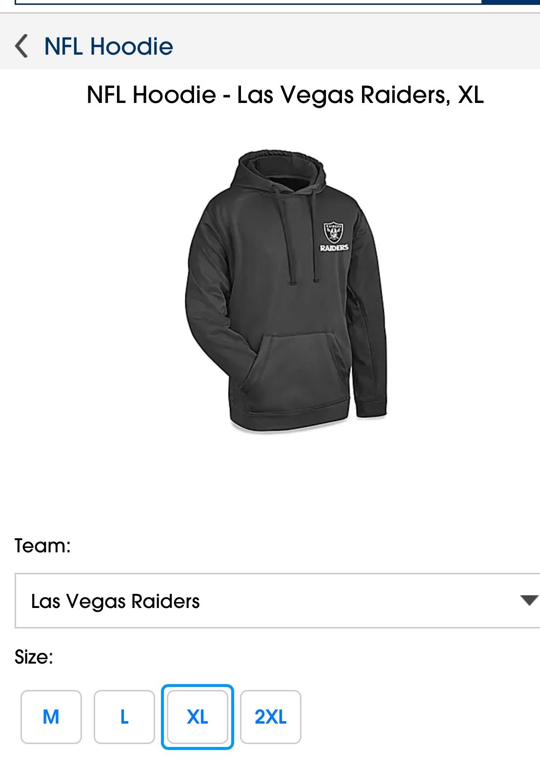 NFL Hoodie Las Vegas Raiders