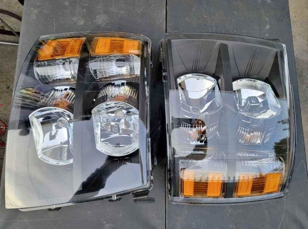 07-13 Chevrolet Silverado Headlights Luces Micas Calaveras Faros Faroles