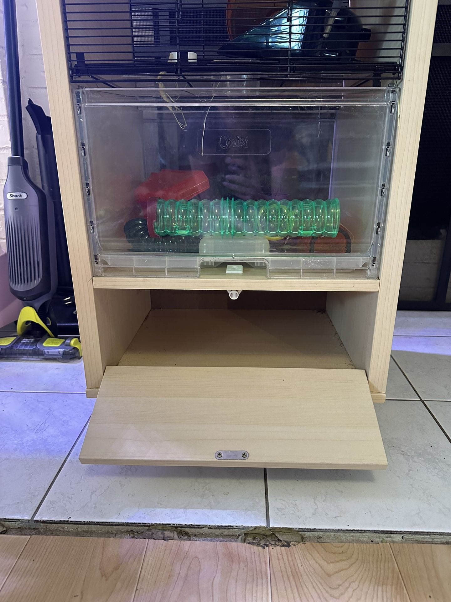 Owlet Modern Hamster Cage With Storage