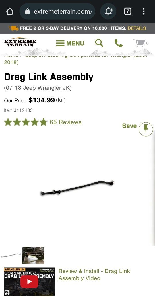 Drag Link Assembly