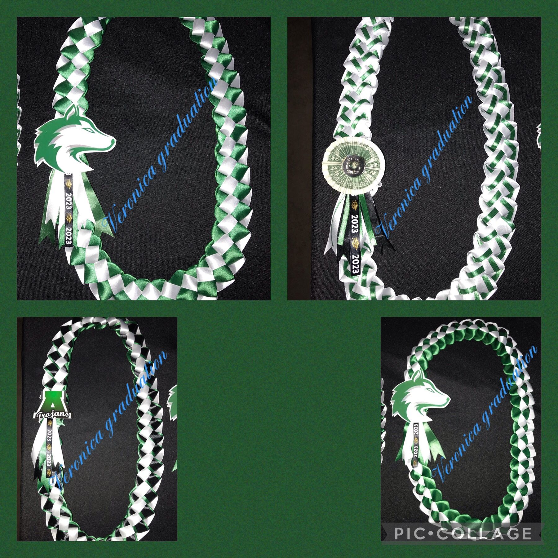 Graduation Ribbon Leis