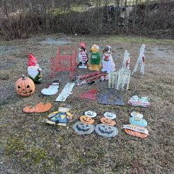 Outdoor Christmas/Halloween Decorations