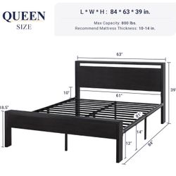 Queen sized bed Frame