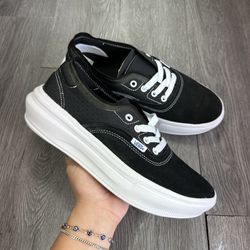 Vans ComfyCush Authentic Overt CC Skate Shoes Sneakers Black W 10.5/M 9 US