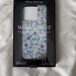 iPhone 16 pro wildflower case