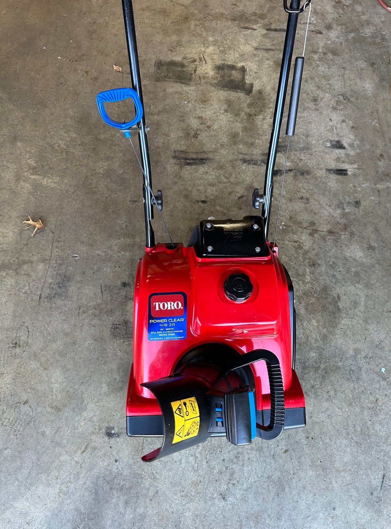 Toro 418ZR Snowblower (gas only!!) 
