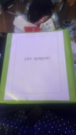 San Marino stamp book