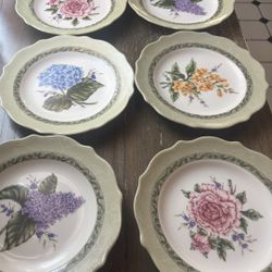 6 Plato’s De Princess House De Colección 