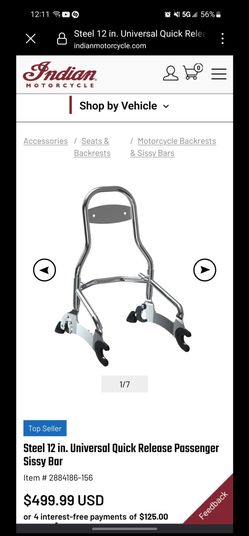 Motorcycle Sissy Bar