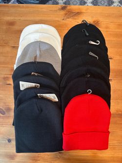 Beanies hats lot/bulk various colors 15 total