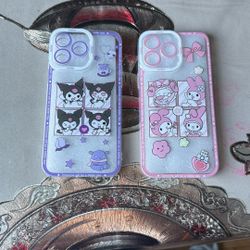 Kuromi/ My Melody iPhone 14 Pro Max Case